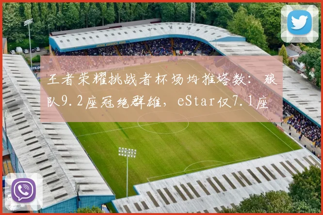 王者荣耀挑战者杯场均推塔数：狼队9.2座冠绝群雄，eStar仅7.1座